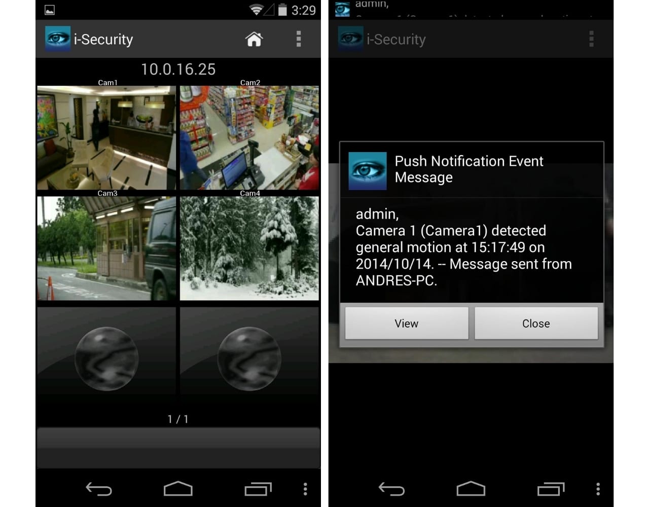 app for security camera