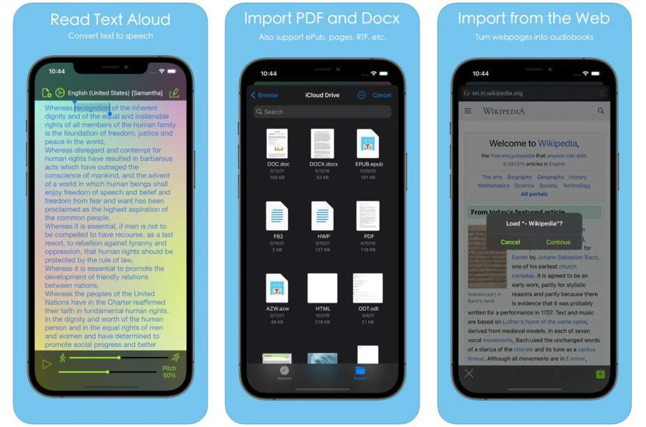 free pdf voice reader for iphone