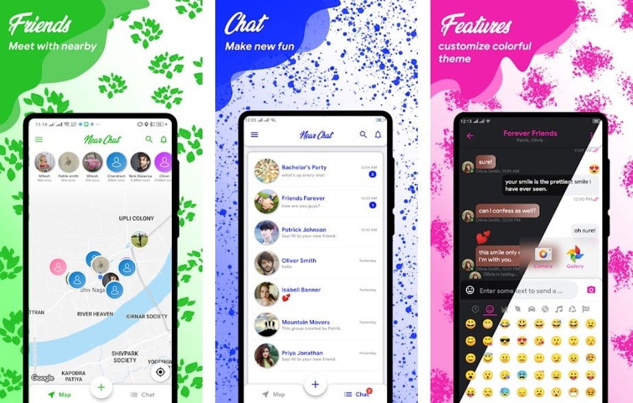 chat near by, nearby chat app android