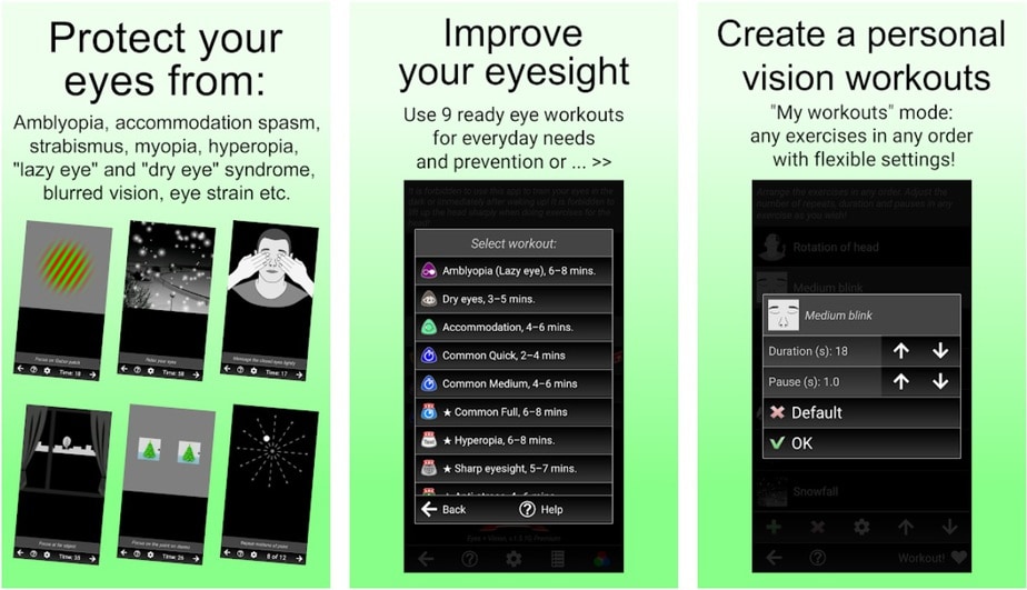 eye training app, app to improve eyesight