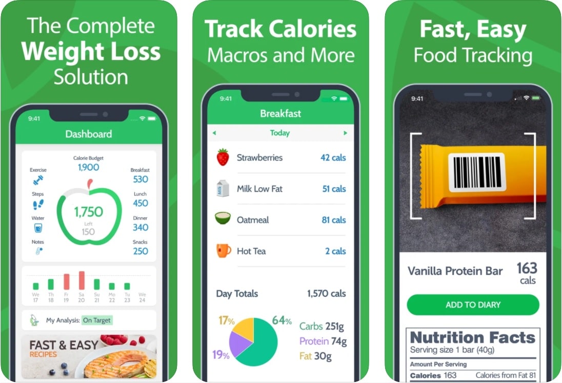 free calorie counter app